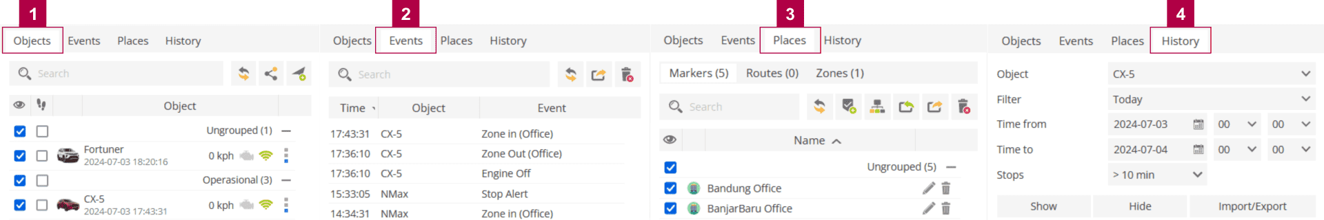 panel sidebar